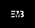 Modern Unique Letter EMB Logo Design