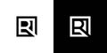 modern and bold R logo design Royalty Free Stock Photo