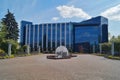 Modern University Library building in Lodz