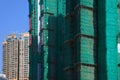 a modern urban building under construction hk 2 Oct 2021 Royalty Free Stock Photo