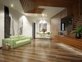 Modern Urban Contemporary Living Room Interior Design