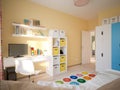 Modern Urban Contemporary Scandinavian Children Room