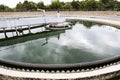 Modern urban wastewater treatment plant Royalty Free Stock Photo