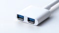 Modern USB Hub with Multiple Ports Royalty Free Stock Photo
