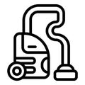 Modern vacuum cleaner icon outline vector. Street machine