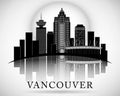 Modern Vancouver City Skyline Design. Canada Royalty Free Stock Photo