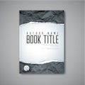 Modern Vector abstract book cover template Royalty Free Stock Photo