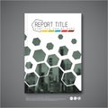 Modern Vector abstract brochure / book / flyer design template Royalty Free Stock Photo