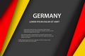 Modern vector background with German colors