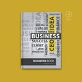 Modern vector business book template Royalty Free Stock Photo