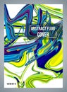 Modern vector colorful abstract fluid design on white background. Used for cover, presentation, invitation, flyer, annual report,