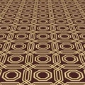 Modern Vector Geometric Abstract Pattern With Perspective Royalty Free Stock Photo