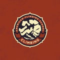 Modern vector professional logo emblem climbing club