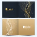 Modern vector template for brochure, leaflet, flyer, cover, catalog, magazine or annual report in A4 size. Business Royalty Free Stock Photo