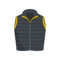 Modern vest icon, flat style