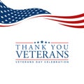 Modern Veterans Day Celebration Background Header Banner