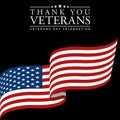 Modern Veterans Day Celebration Background Header Banner