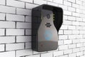 Modern Video Intercom. 3d Rendering Royalty Free Stock Photo