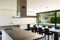 Modern villa, interior Royalty Free Stock Photo