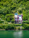 Modern villa near Argegno, idyllic village on Lake Como, Lombardy, Italy.