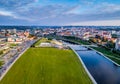 Vilnius panorama from above Royalty Free Stock Photo