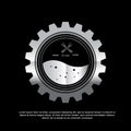 modern vintage industrialist from gear and lab logo