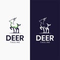 Awesome little deer logo template