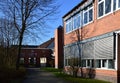 Modern Vocational School in the Town Walsrode, Lower, Saxony Royalty Free Stock Photo