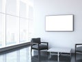 Modern waiting room at office. Royalty Free Stock Photo