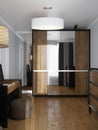 Modern Walk-in Closet Wardrobe Room