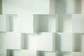 Modern wall made of cubes Royalty Free Stock Photo