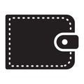 Modern wallet icon. Digital wallet vector illustration