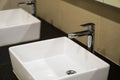 Modern wash basin in the bathroom Royalty Free Stock Photo