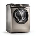 A modern washing machine designed for efficient laundry cleaning Royalty Free Stock Photo