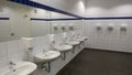 Modern washroom and sanitary facilities in a public building, Germany Europe Royalty Free Stock Photo