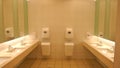 Modern washroom and sanitary facilities in a public building, Germany Europe Royalty Free Stock Photo