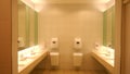 Modern washroom and sanitary facilities in a public building, Germany Europe Royalty Free Stock Photo