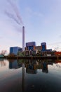Modern waste-to-energy plant Oberhausen Germany Royalty Free Stock Photo