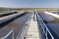 Modern wastewater treatment plant. Royalty Free Stock Photo