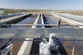 Modern wastewater treatment plant. Royalty Free Stock Photo