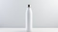 modern water bottle on white Royalty Free Stock Photo