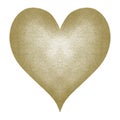 Modern watercolor pastel green heart illustration.Pastel green heart decoration Royalty Free Stock Photo