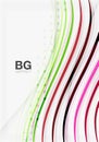 Modern wave lines, elegant wave abstract background Royalty Free Stock Photo