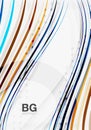 Modern wave lines, elegant wave abstract background Royalty Free Stock Photo