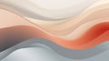 Modern Waves Graphic Design Background AI Generated