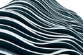 Modern Wavy Architecture Facade Royalty Free Stock Photo
