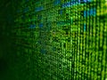 Modern web network and internet telecommunication technology. Coding css on mornitor at the office - for background or montage Royalty Free Stock Photo