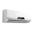 Modern White Air Conditioner Unit with Digital Display Royalty Free Stock Photo