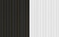 3d rendering. modern white and black alternate parallel vertical bar pattern wall floor background Royalty Free Stock Photo