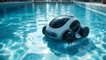 Autonomous Pool Cleaning Robot Royalty Free Stock Photo